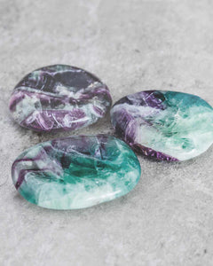 Fluorite Worry Stone