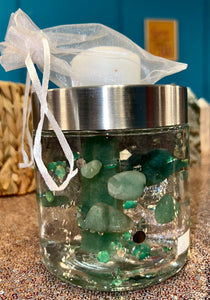 Ruby Zoisite Floating Candle