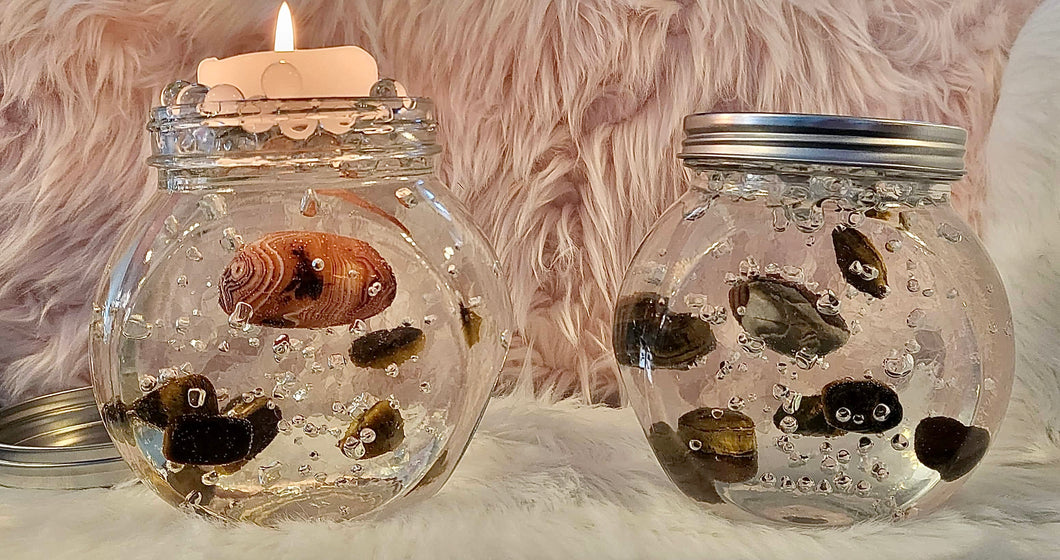 Tiger Eye Floating Candle