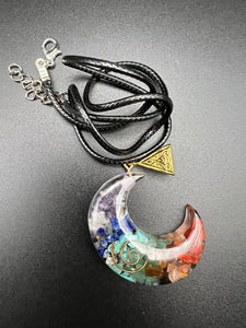 Resin Chakra Necklace