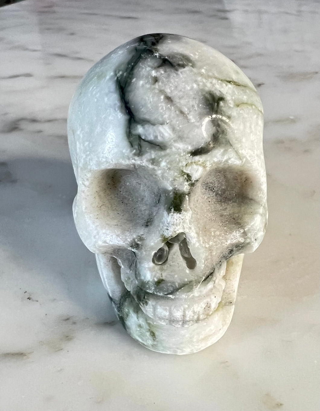 Howlite Skull