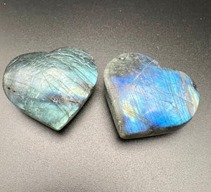 Assorted Labradorite Hearts