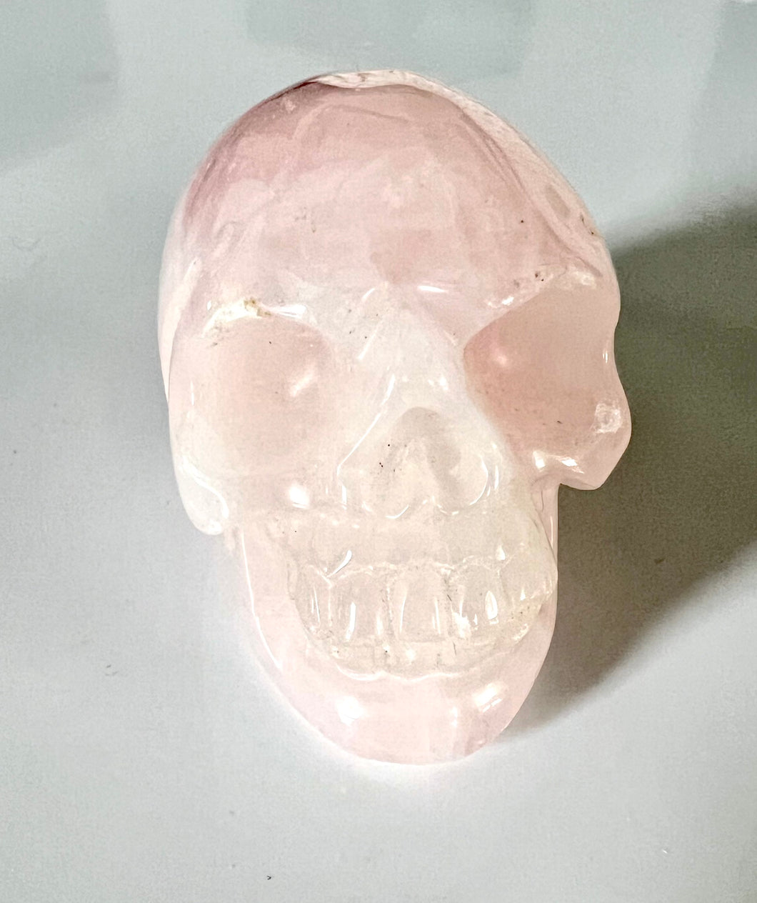 Rose Quartz Skull