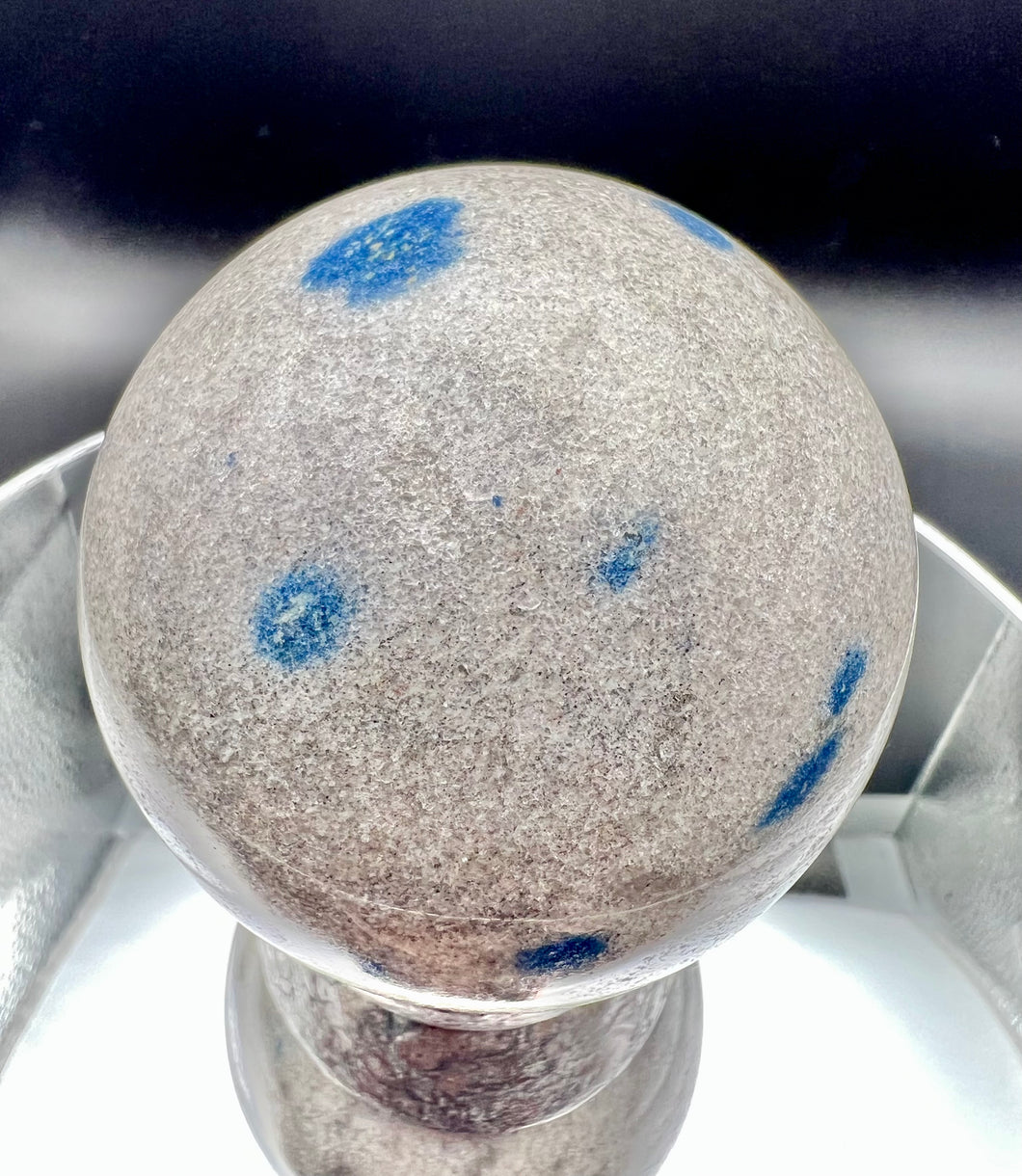 Raindrop Azurite Sphere