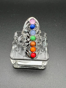 Chakra Ring with Flexible Band