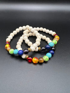 Howlite Chakra Bracelet