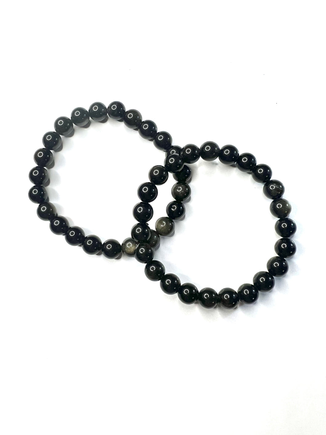 Golden Sheen Obsidian Bracelet