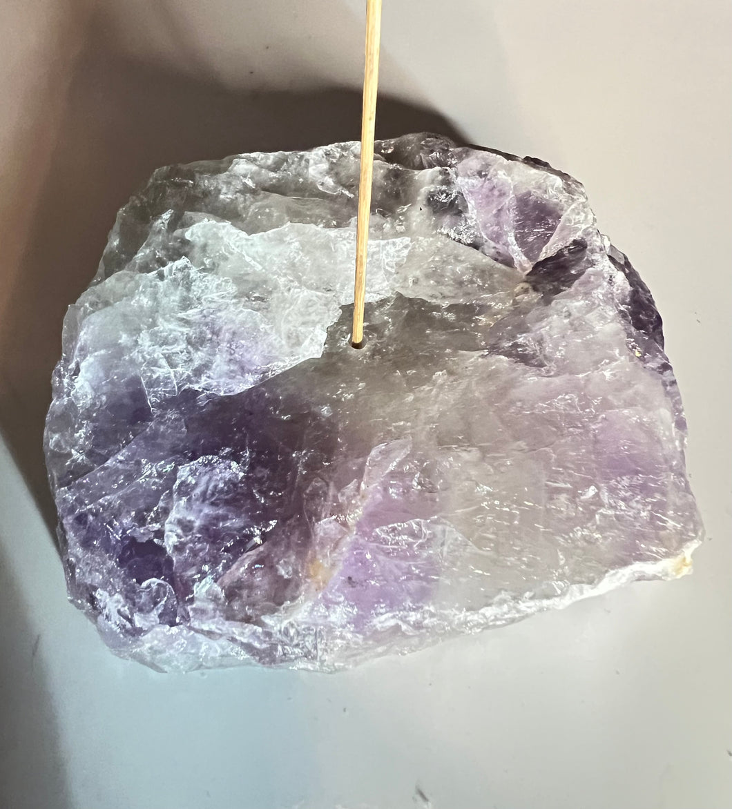 Amethyst Incense Holder